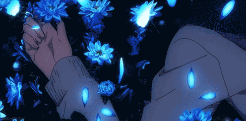 Girl & Petals GIF Girl & Petals GIF